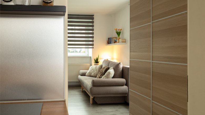 Blick in den Wohnschlafraum, © FotoatelierChristianSchörg Blick in den Wohnschlafraum, © FotoatelierChristianSchörg