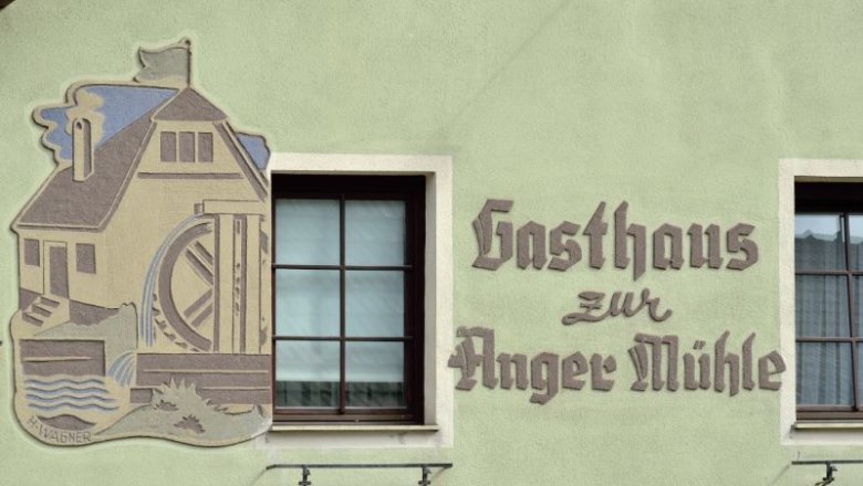 Gasthaus zur Angermühle, © commons.wikimedia Gasthaus zur Angermühle, © commons.wikimedia