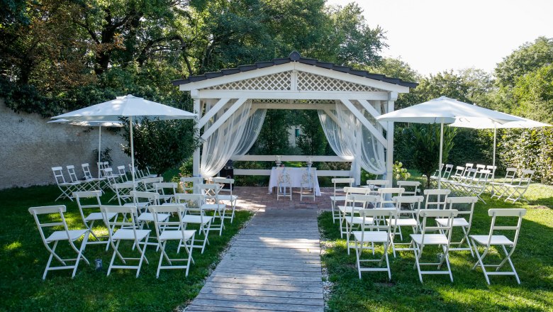 Der Hochzeitsgarten, © Mühlsteinstube / Christian Husar Der Hochzeitsgarten, © Mühlsteinstube / Christian Husar