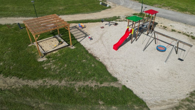 Spielplatz, © Patrick Vogl Spielplatz im Retentionsbecken Fahrafeld