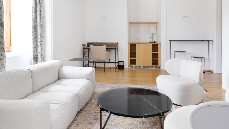 Schloss Suite Schlafzimmer, &copy; Peter Hruska