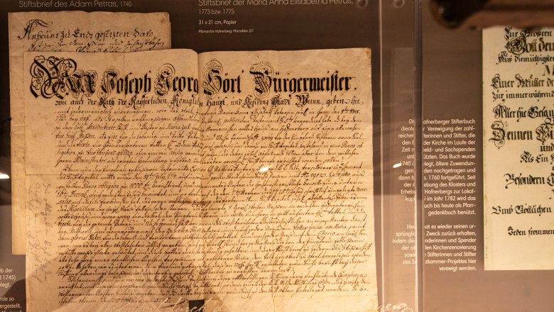 Stiftsbrief, &copy; Erwin Schefstoss