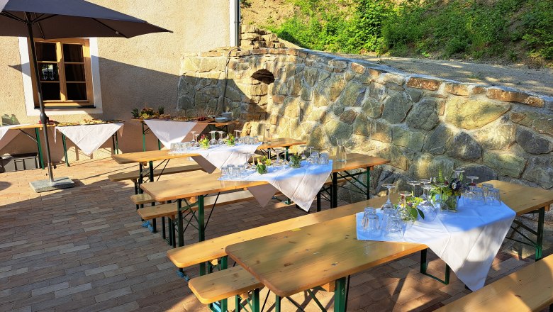 Terrasse, &copy; Mariazell im Wienerwald