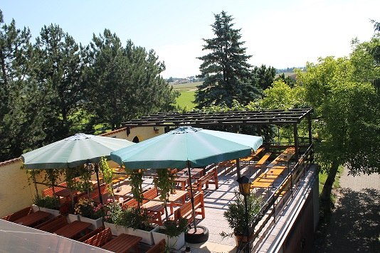 Terrace tavern Bernd and Doris Sunk, &copy; Bernhard Sunk