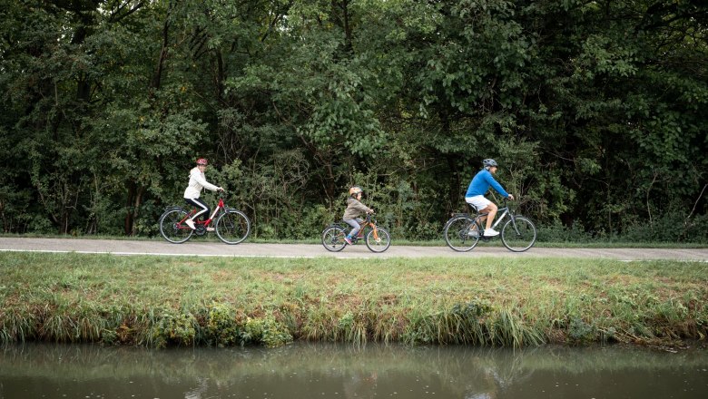 Radweg am Wiener Neust&auml;dter Kanal, &copy; Silke Ebster
