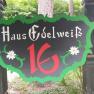 Haus Edelweiss Schild, &copy; Haus Edelweiss