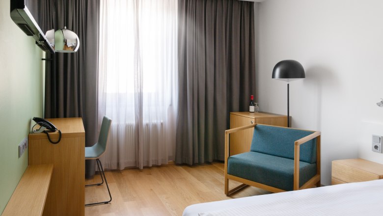 Hofblick Einzelzimmer, &copy; Peter Hruska