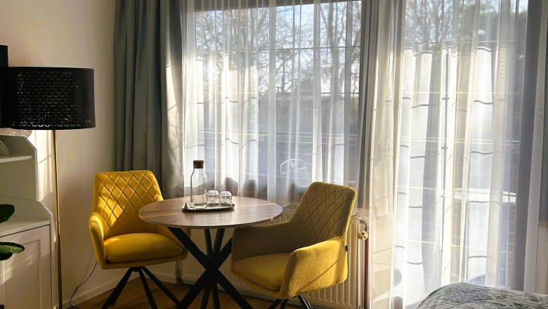 Landhaus_Doppelzimmer_Balkon_2, © Boutiquehotel Landhaus am Kurpark